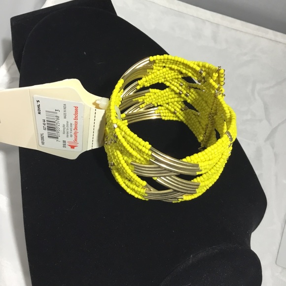 Sonoma Life + Style Twisted Bead Cuff - Picture 4 of 5